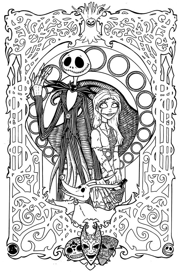 free-printable-nightmare-before-christmas-coloring-pages-best
