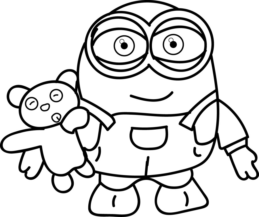 899 Cartoon Minion Coloring Pages 