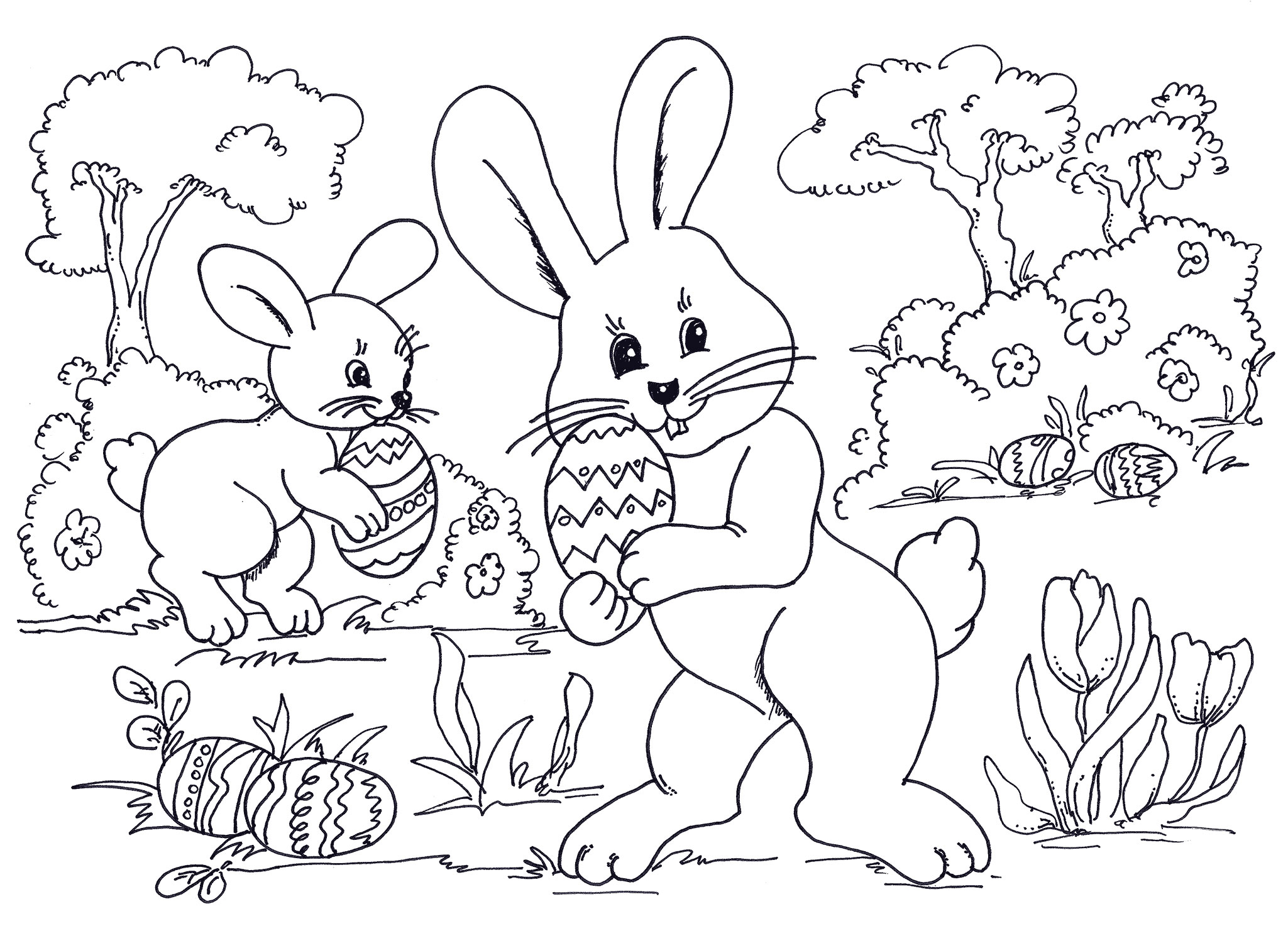 easter coloring pages