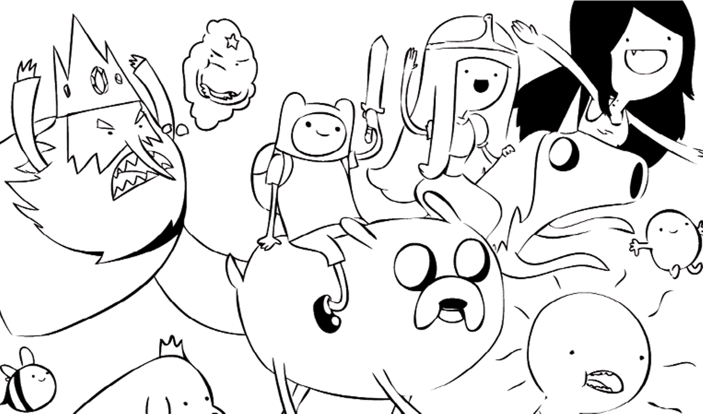 Adventure Time Coloring Pages Best Coloring Pages For Kids