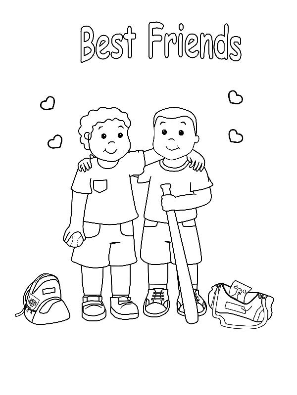 Friendship Coloring Pages Best Coloring Pages For Kids