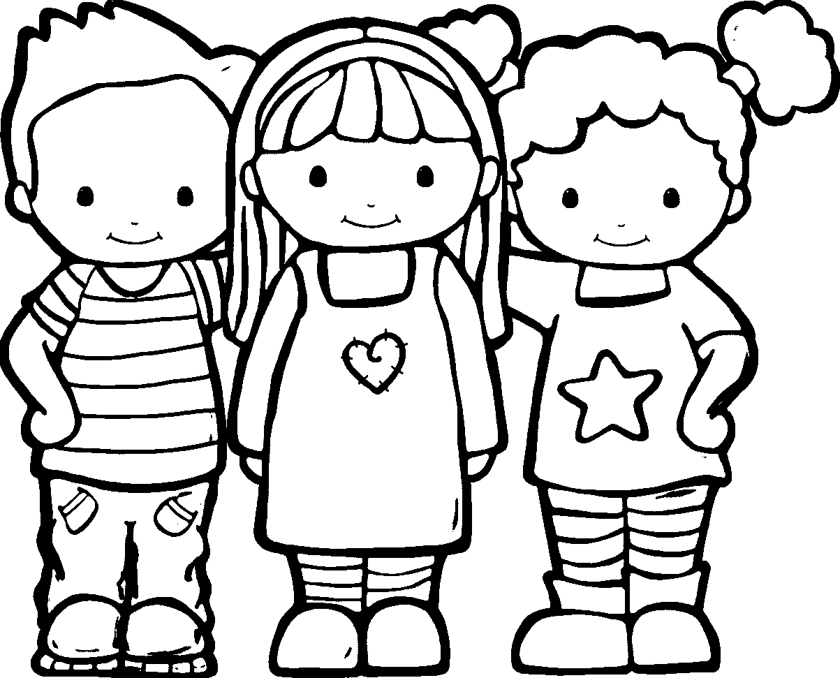 Friendship Coloring Pages Best Coloring Pages For Kids