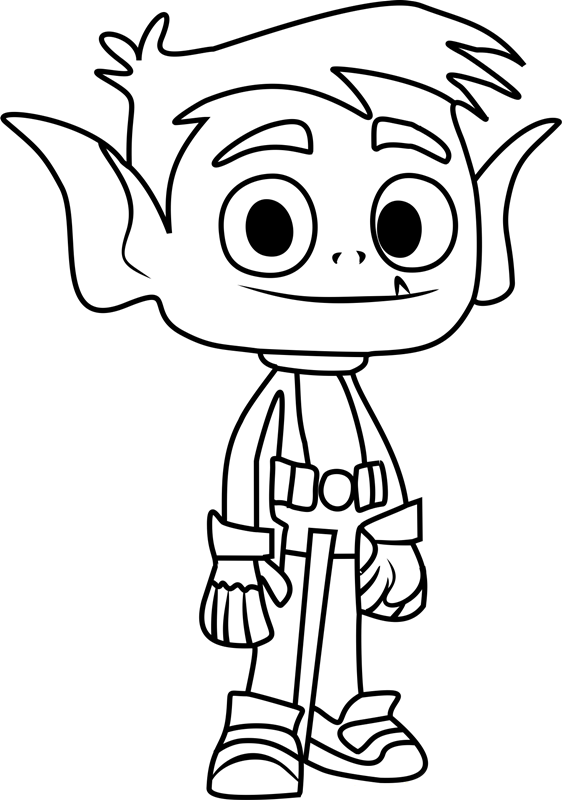 Teen Titans Coloring Pages Best Coloring Pages For Kids