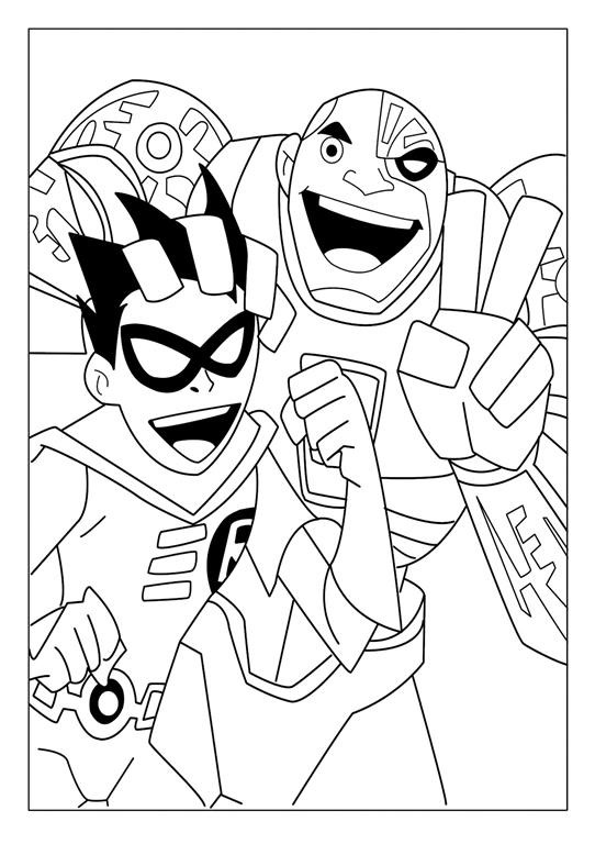 Teen Titans Coloring Pages - Best Coloring Pages For Kids