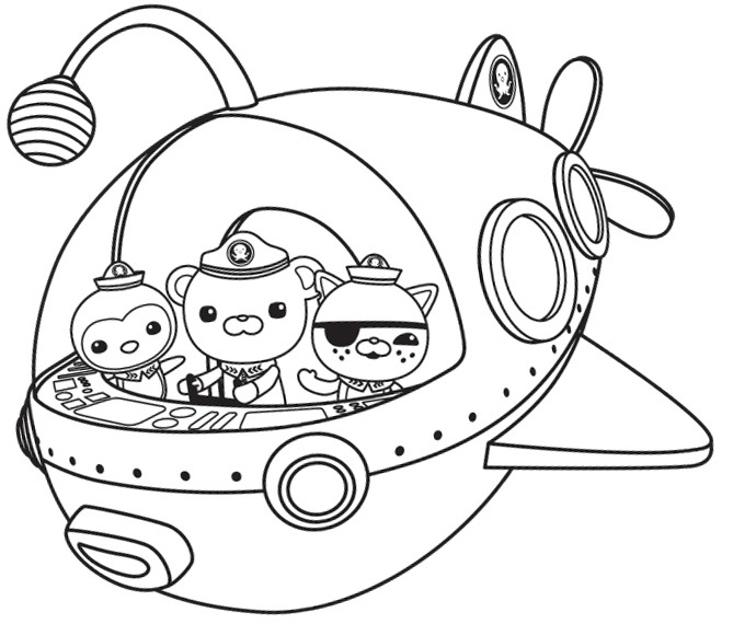 Octonauts Coloring Pages Best Coloring Pages For Kids