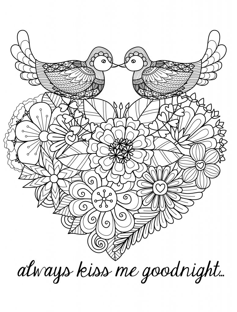 Valentines Day Coloring Pages For Adults Best Coloring Pages For Kids