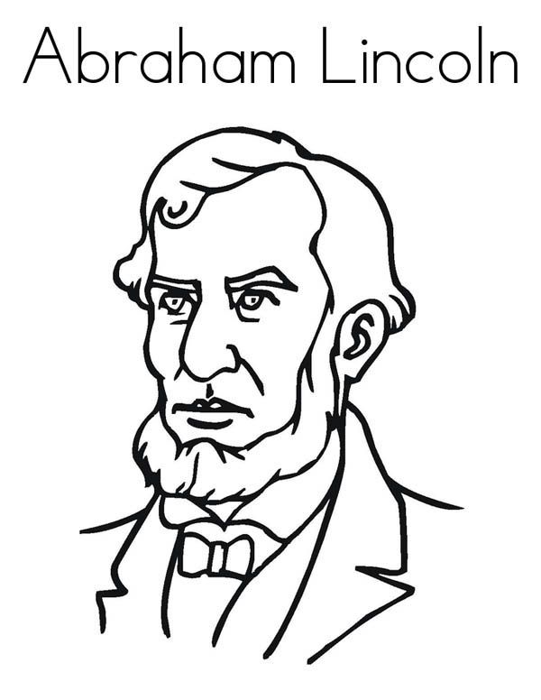Free Printable Abraham Lincoln Coloring Pages