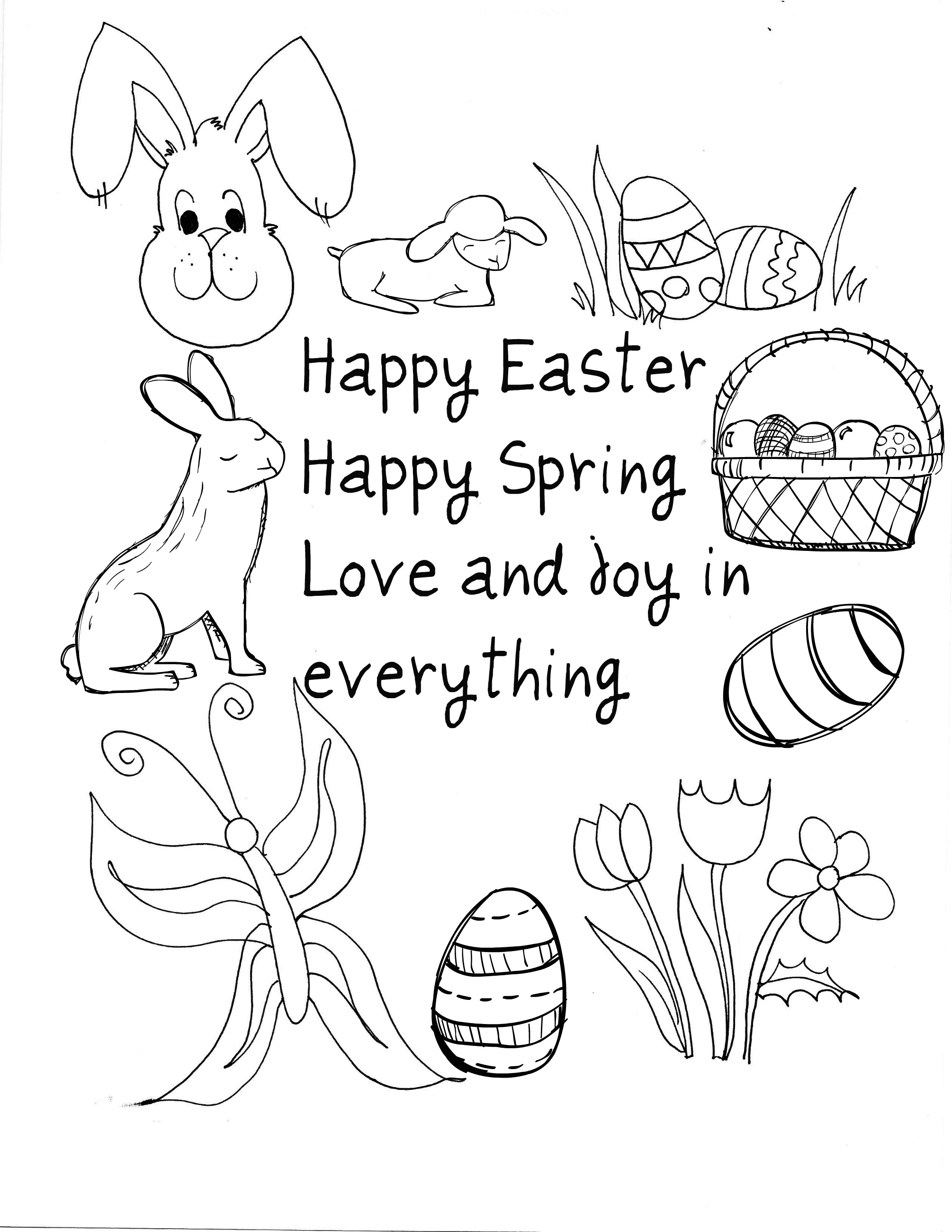 Easter Coloring Free Printables