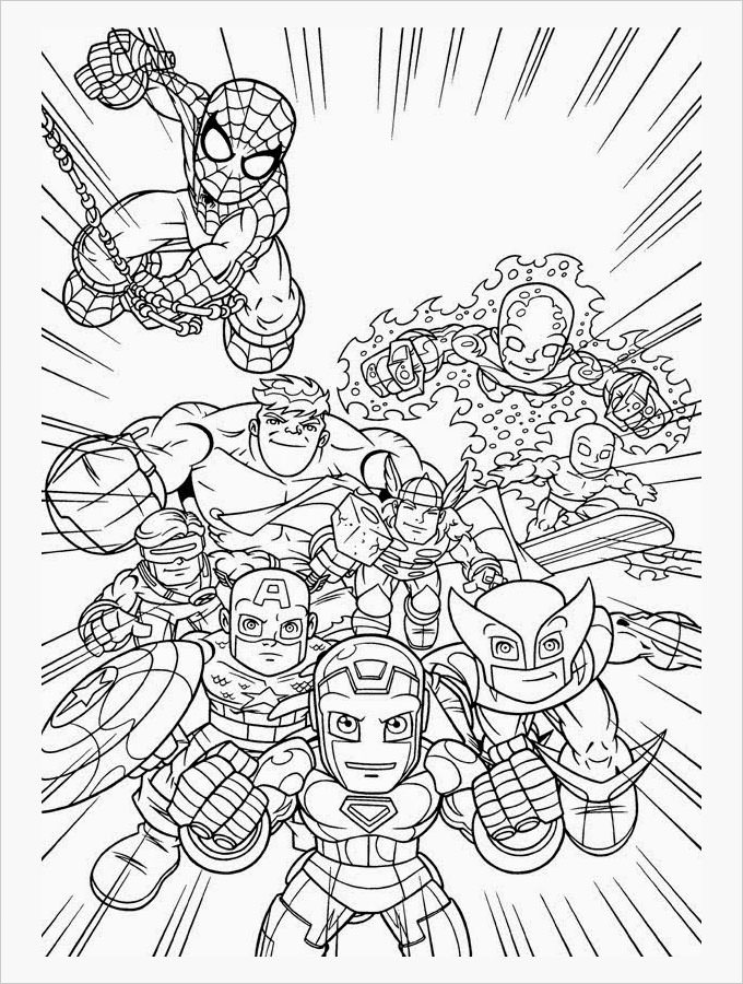 among us marvel coloring pages