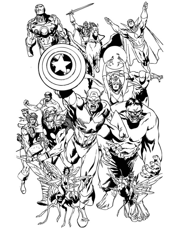 Marvel Coloring Pages - Best Coloring Pages For Kids