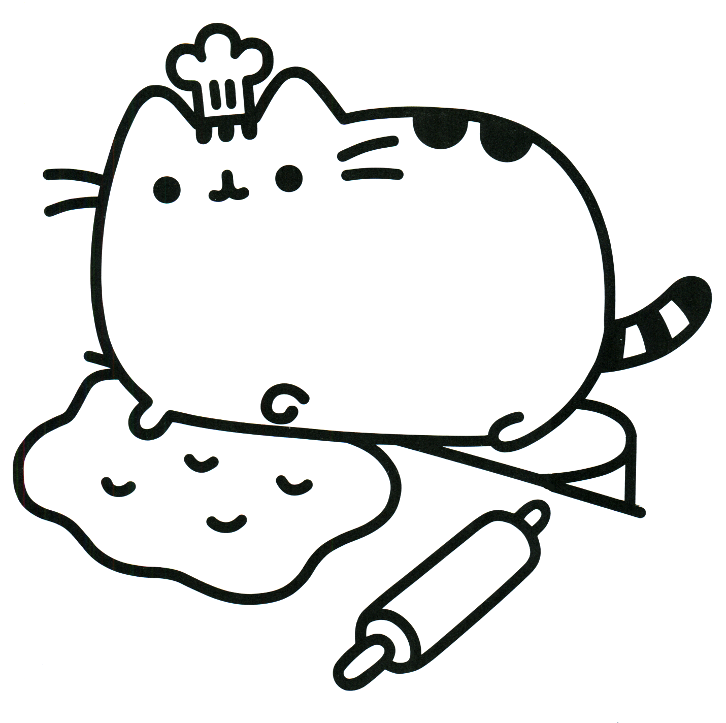 Pusheen Coloring Pages Best Coloring Pages For Kids