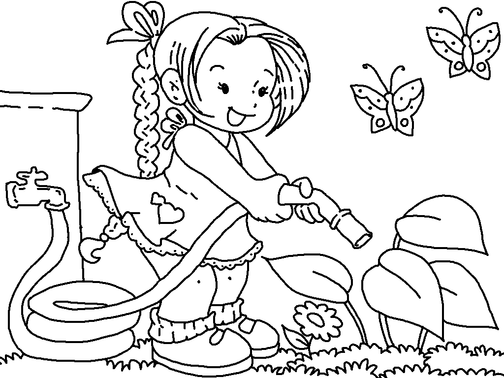 Gardening Coloring Pages - Best Coloring Pages For Kids