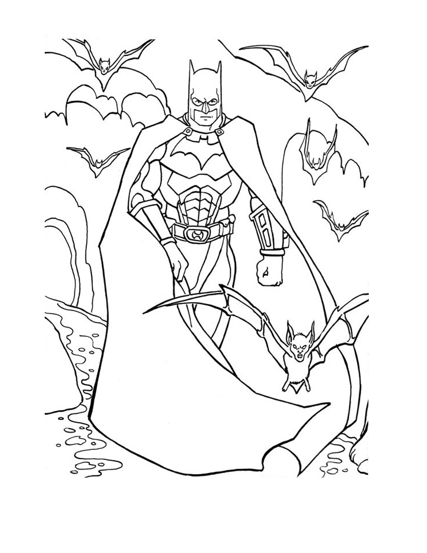Batman Coloring Pages Free Printable 4