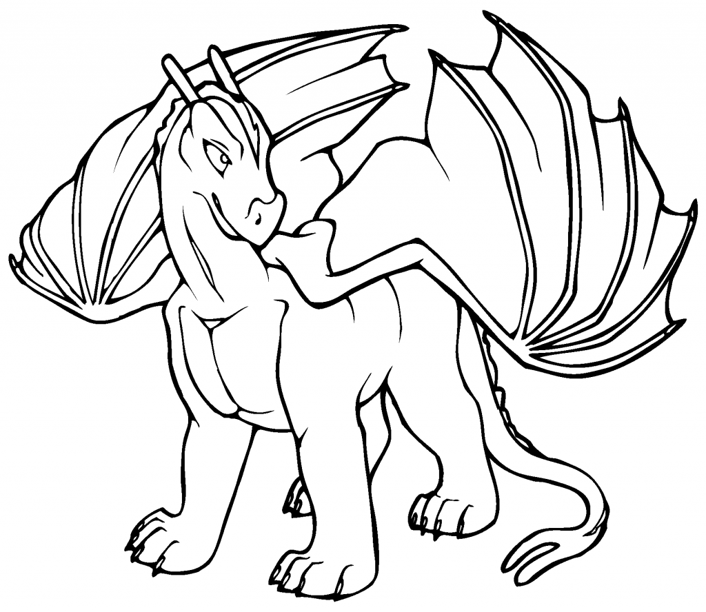 Free Printable Dragon Coloring Pages For Kids