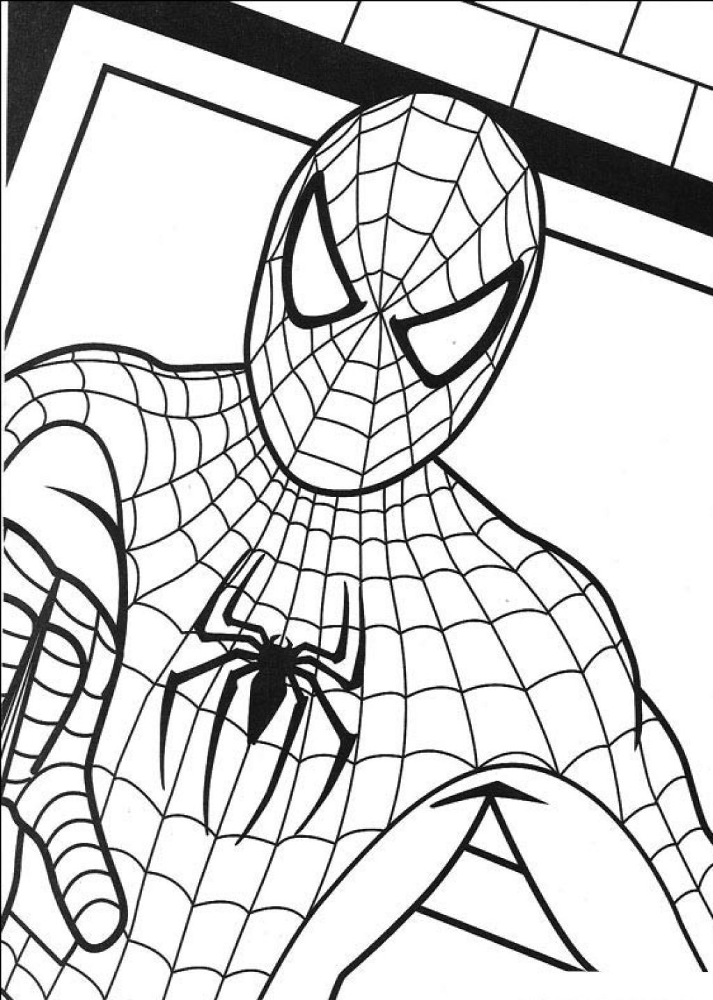 Halloween 11+ Spiderman Coloring Pages Easy (Free Printables)