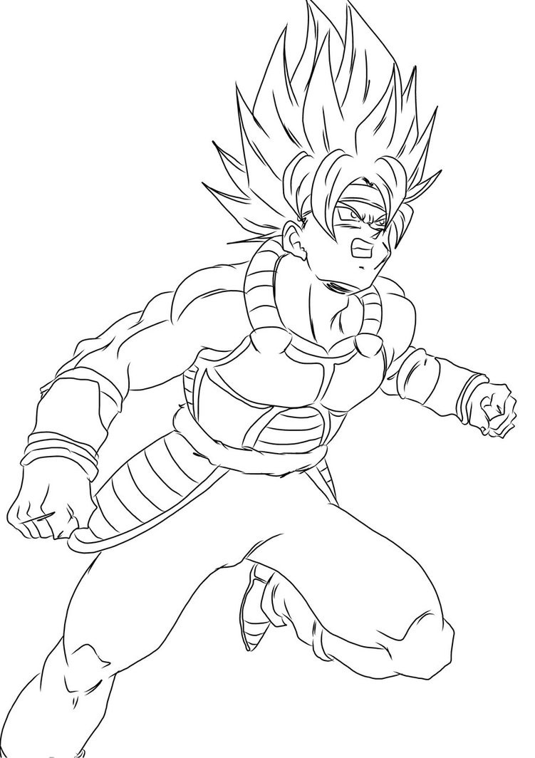 Free Printable Dragon Ball Z Coloring Pages For Kids