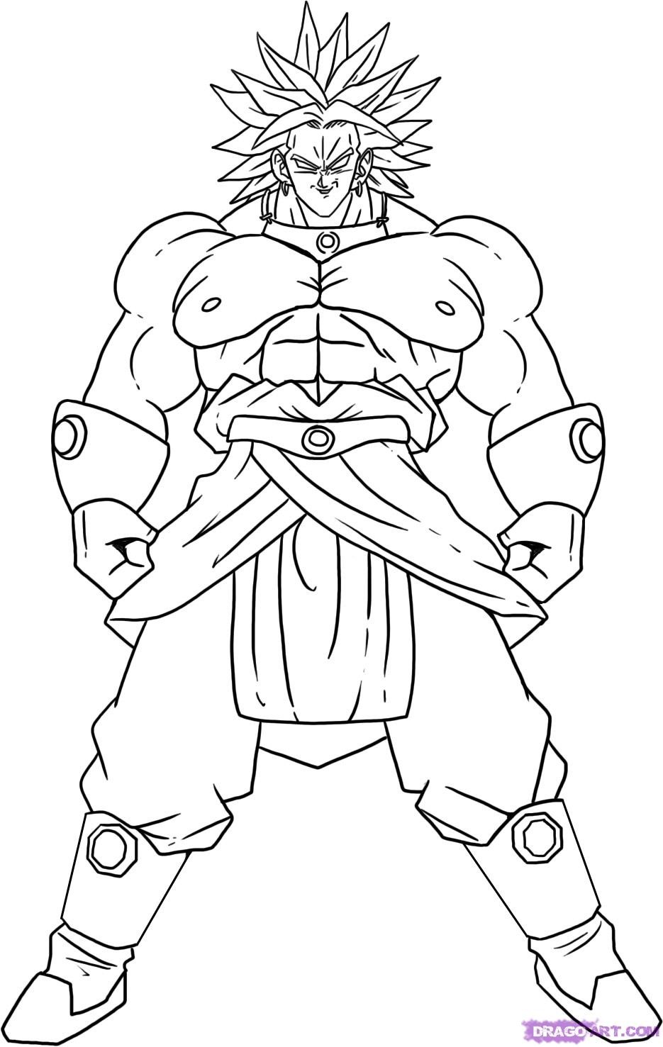 goku ssj2 coloring pages
