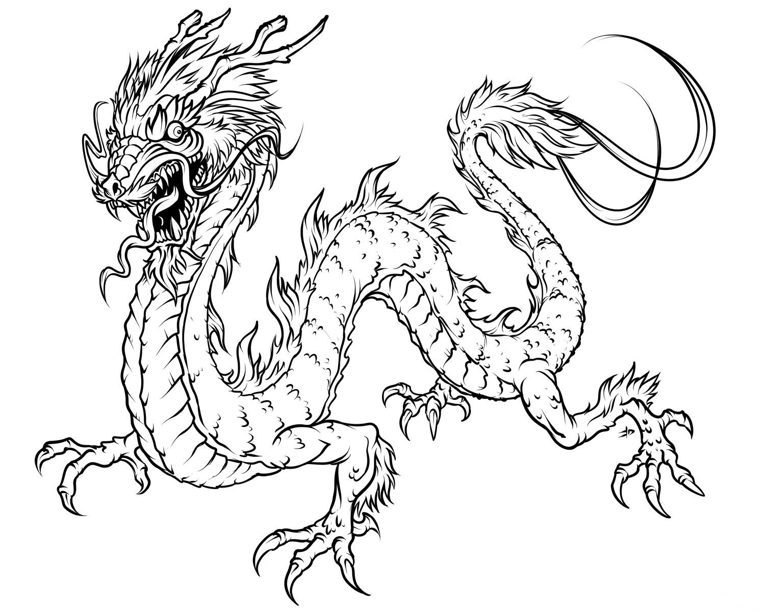  Free Printable Dragon Coloring Pages For Kids