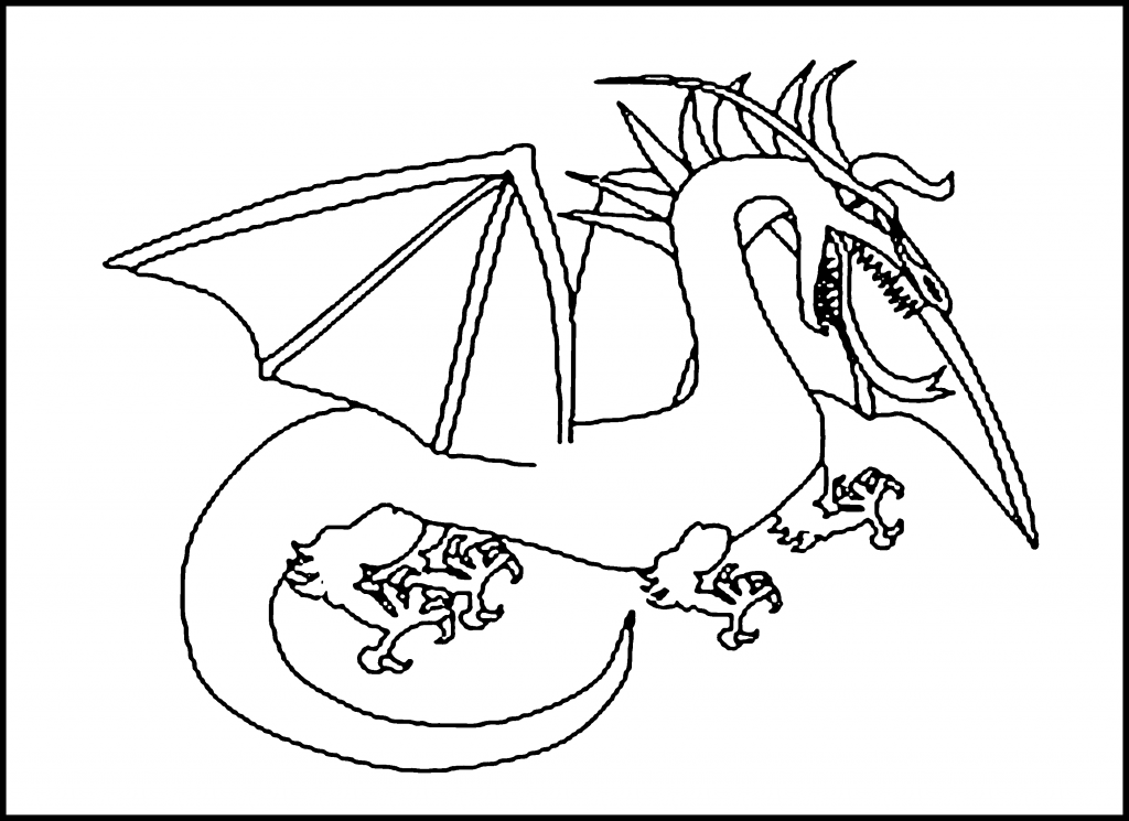 Free Printable Dragon Coloring Pages For Kids