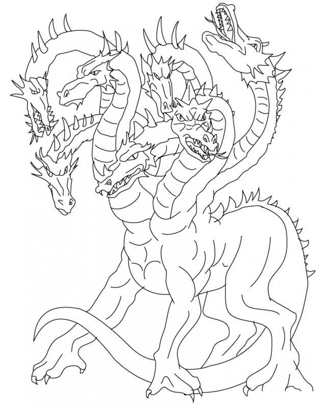 Free Printable Dragon Coloring Pages For Kids