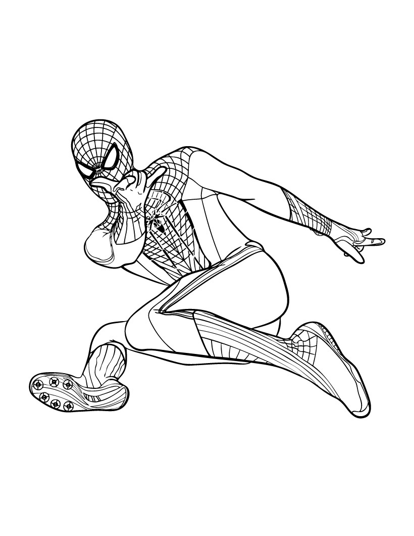 74 Coloring Pages Of Spiderman And Green Goblin For Free