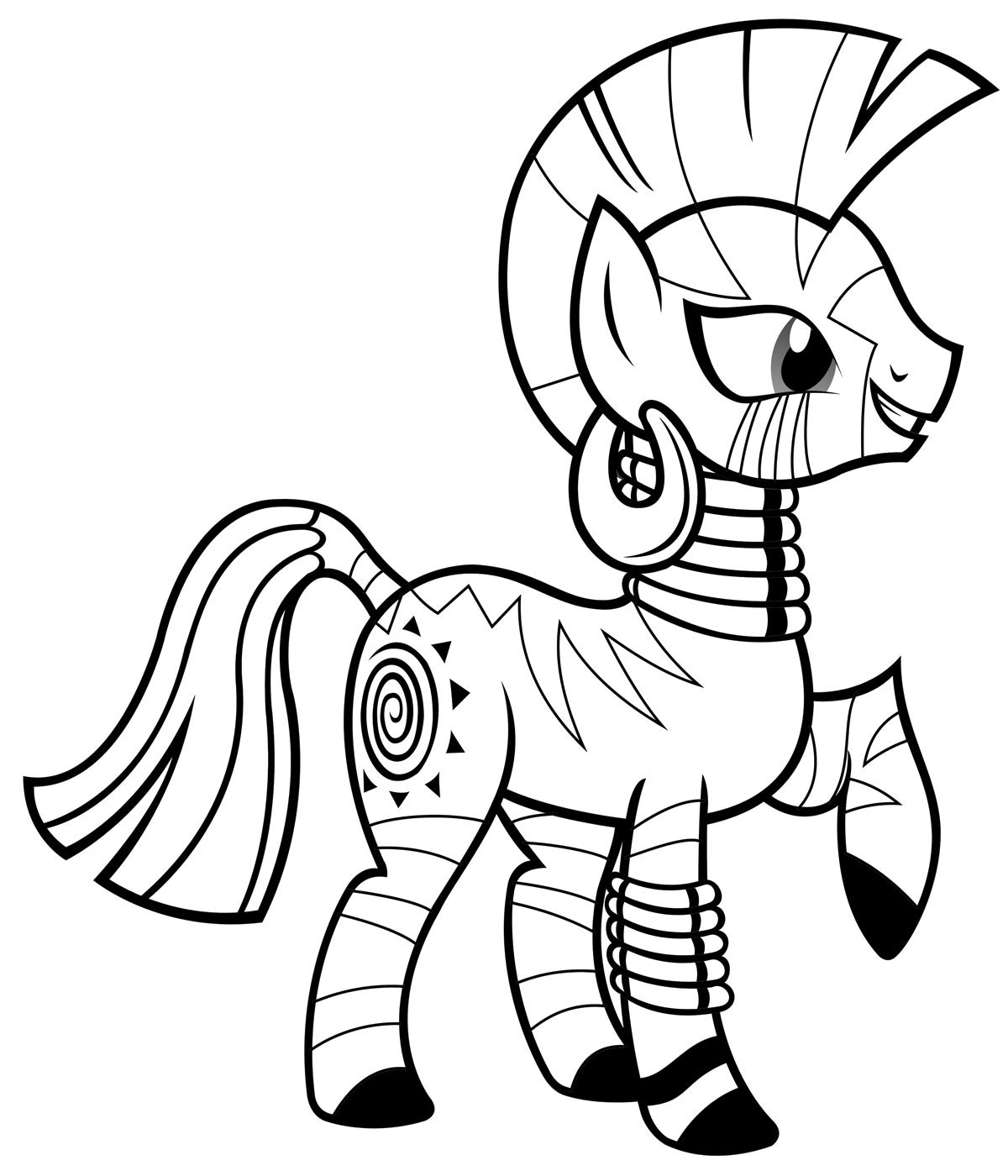 Free Colouring Pictures My Little Pony