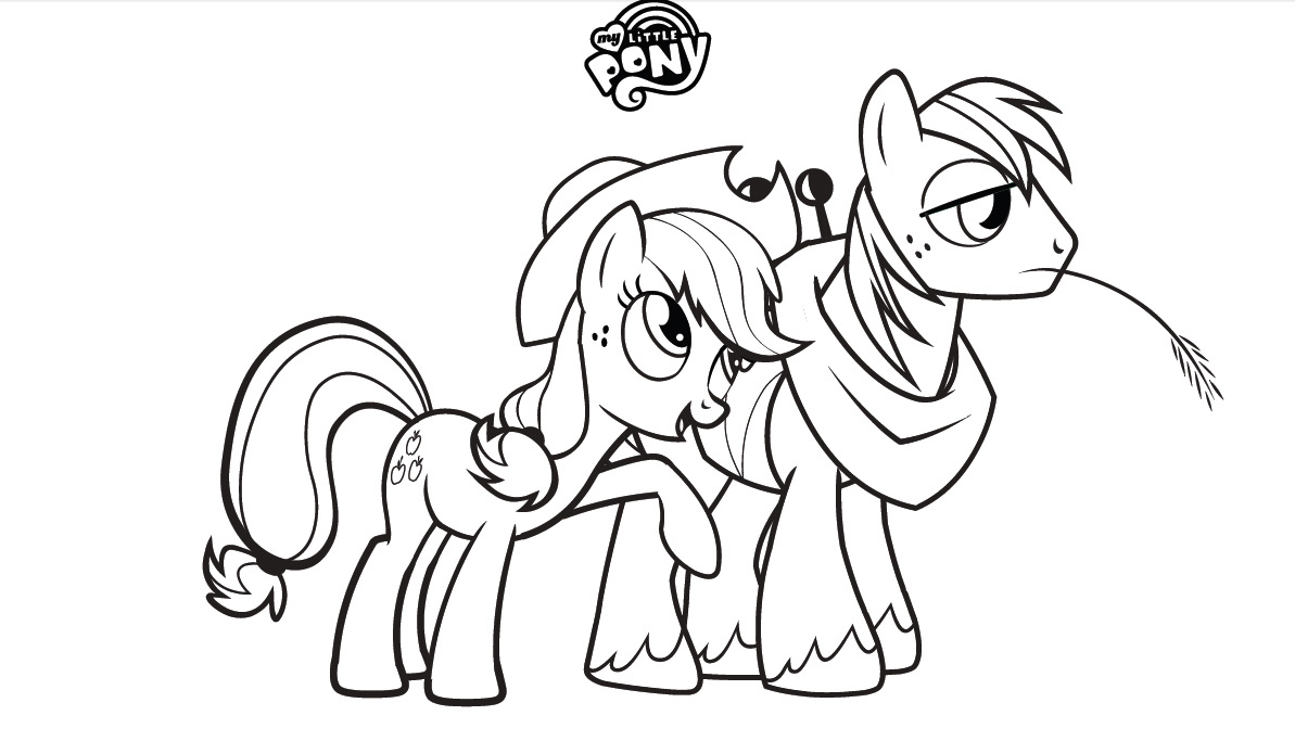 Big Macintosh Luna - Free Printable My Little Pony Coloring Pages For Kids