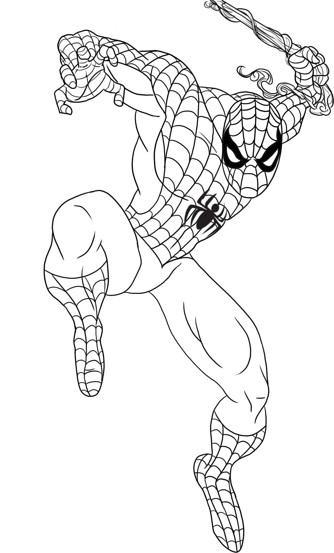 free-printable-spiderman-coloring-page