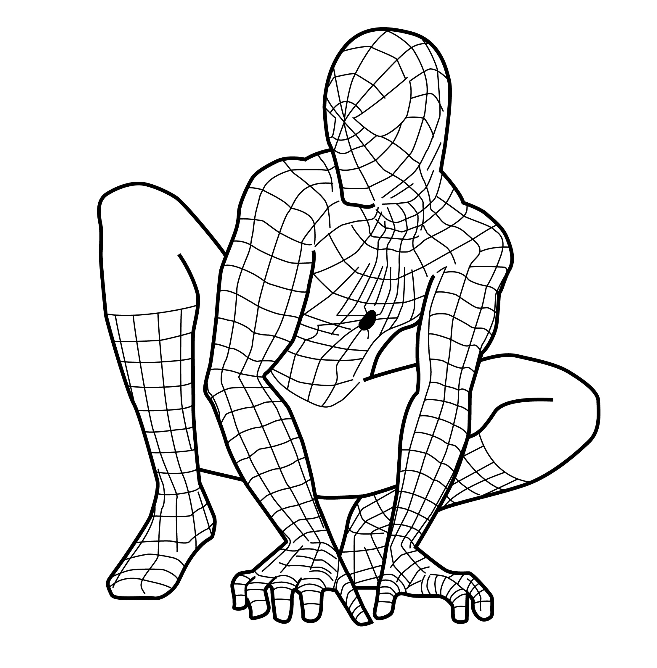 80 Top Coloring Sheets Of Spiderman  Images