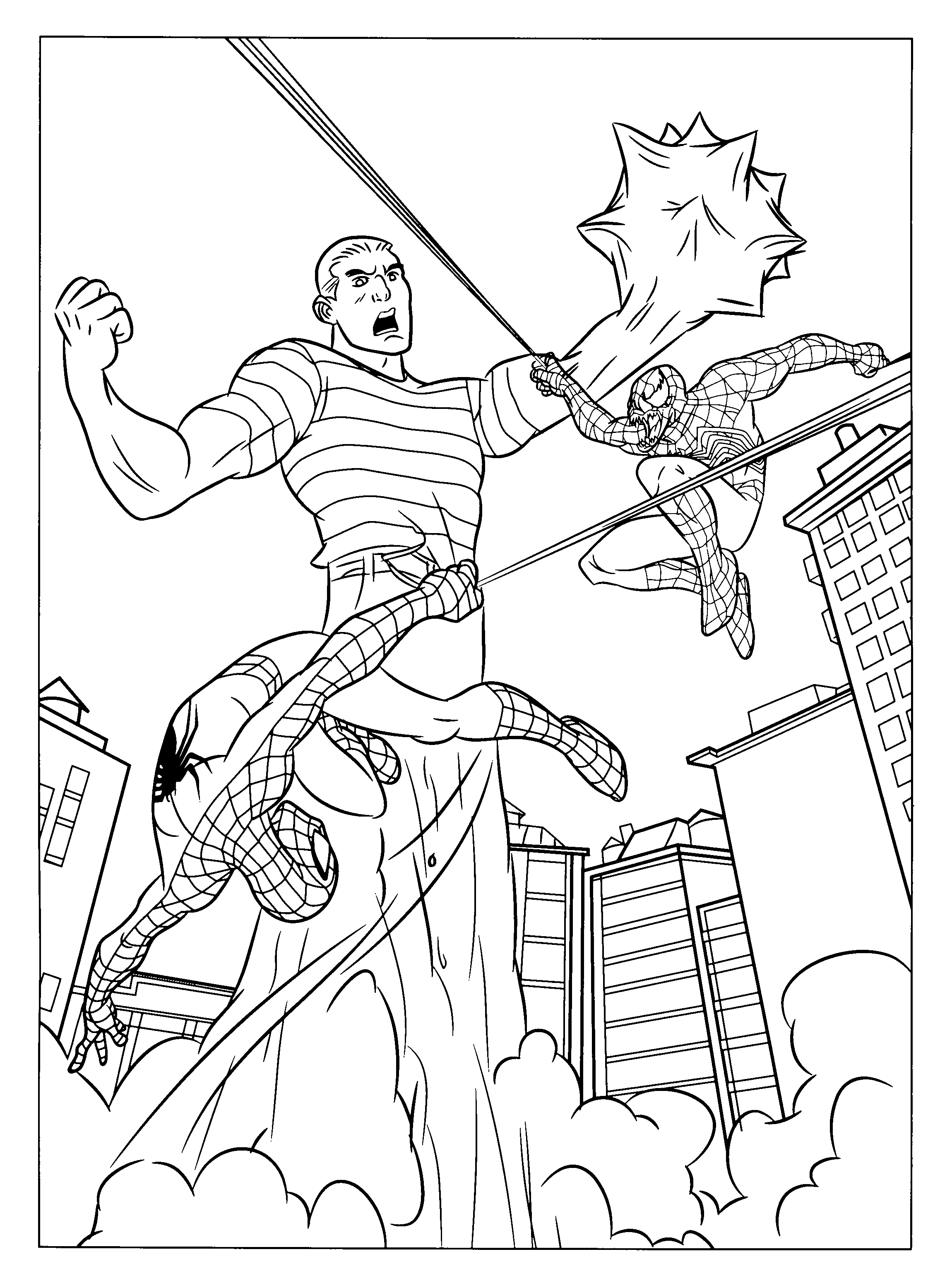 Free Printable Spiderman Coloring Pages For Kids