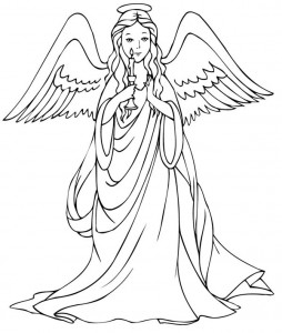 Free Printable Angel Coloring Pages For Kids