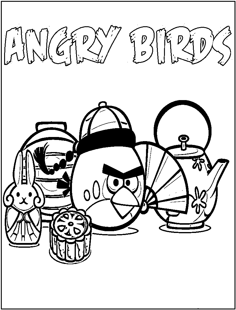 Free Printable Angry Bird Coloring Pages For Kids