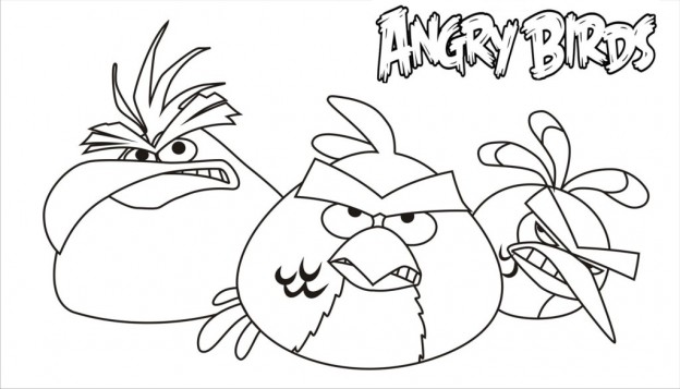 Free Printable Angry Bird Coloring Pages For Kids