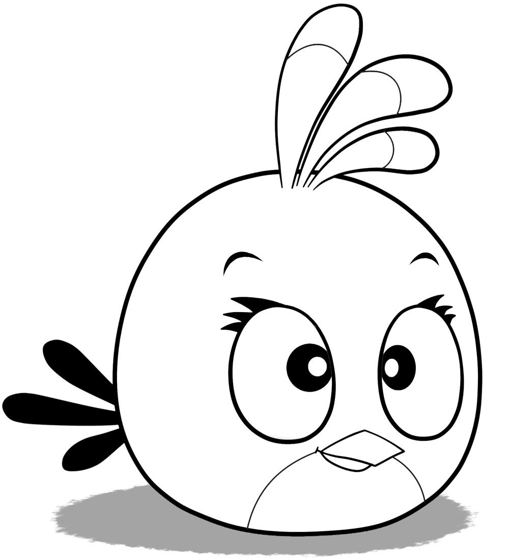 Angry Birds Coloring Pages Green Bird
