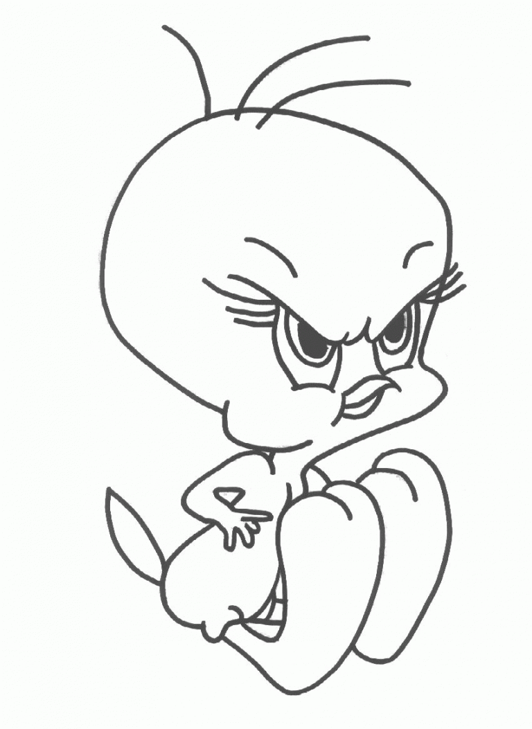 Free Printable Tweety Bird Coloring Pages For Kids