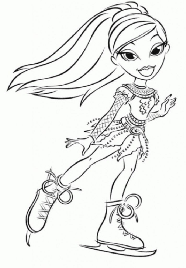 Featured image of post Bratz Coloring Pages For Girls