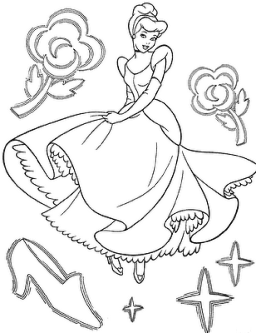 Cinderella Coloring Book : Great Coloring Book For Kids and Adults - Coloring  Book With High Quality Images For All Ages (Paperback) 