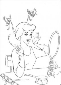 Free Printable Cinderella Coloring Pages For Kids