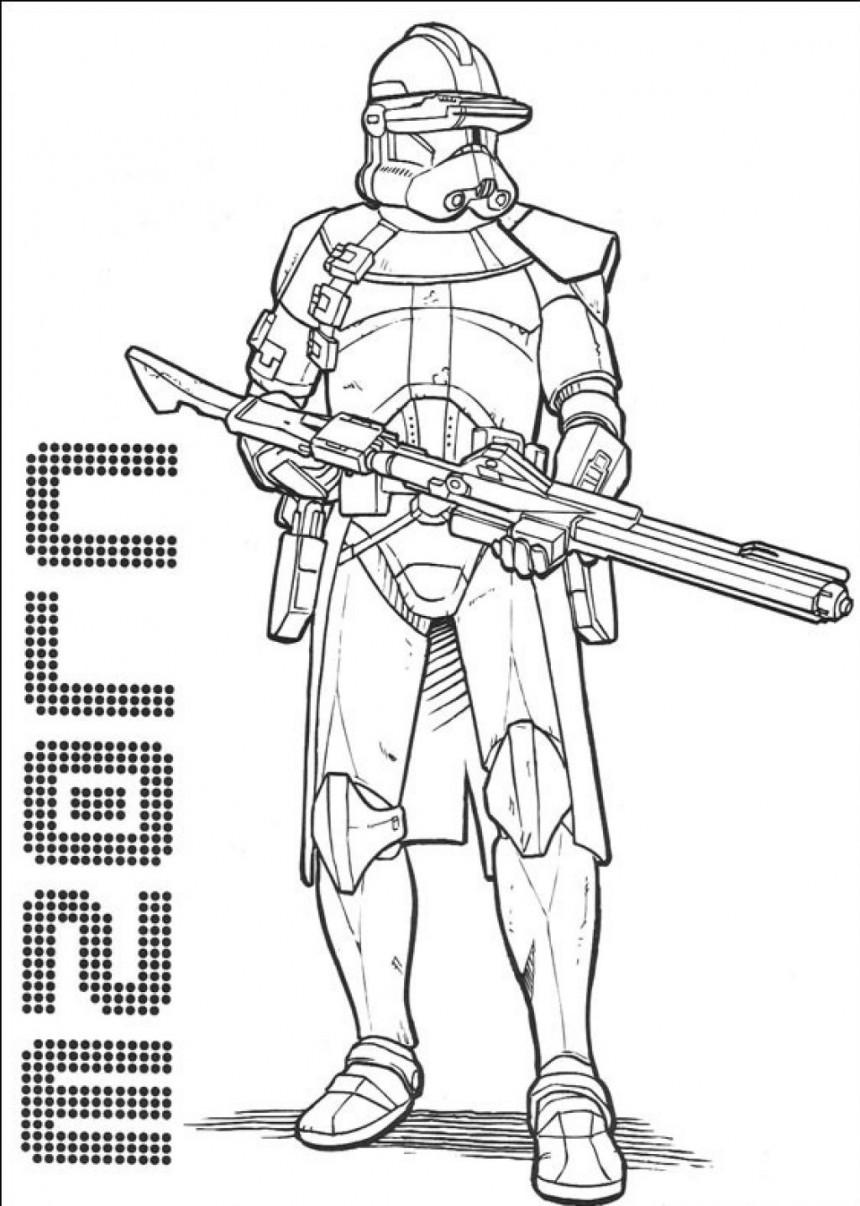 free coloring pages and star wars