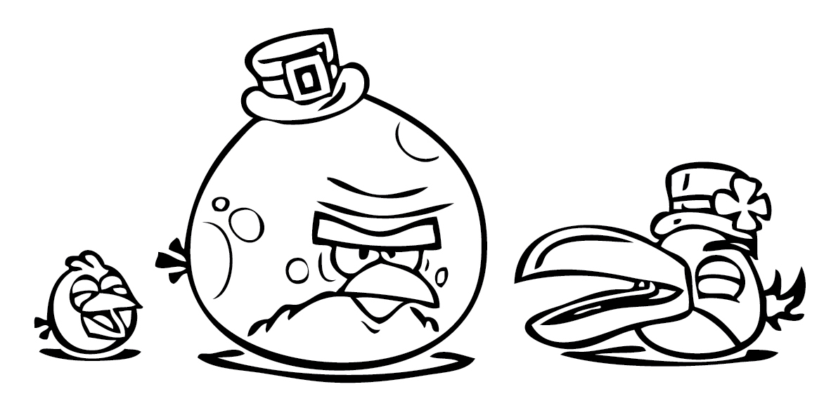 angry bird seasons coloring pages