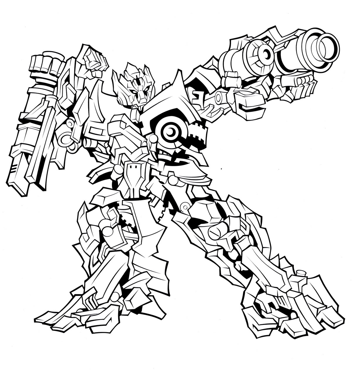 sideswipe transformers coloring pages