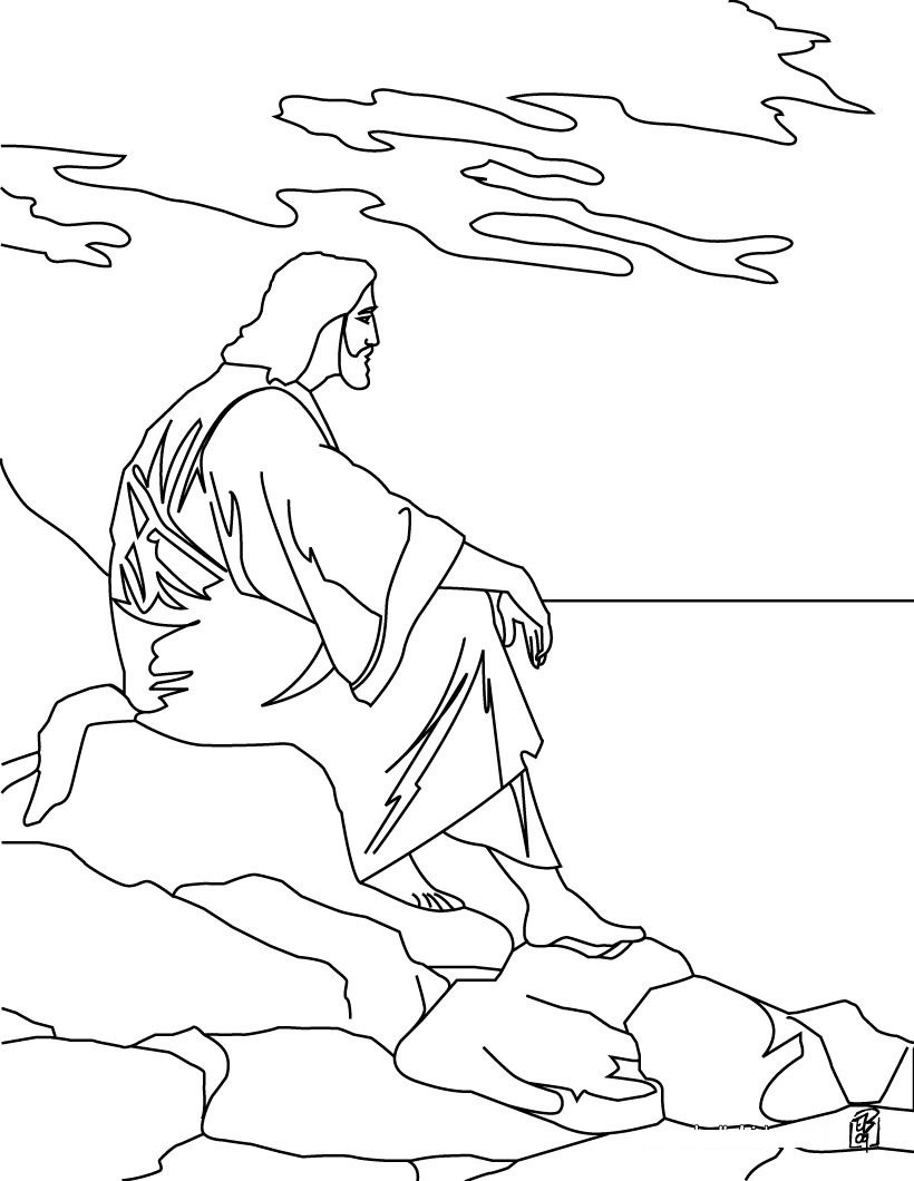 Download Free Printable Jesus Coloring Pages For Kids