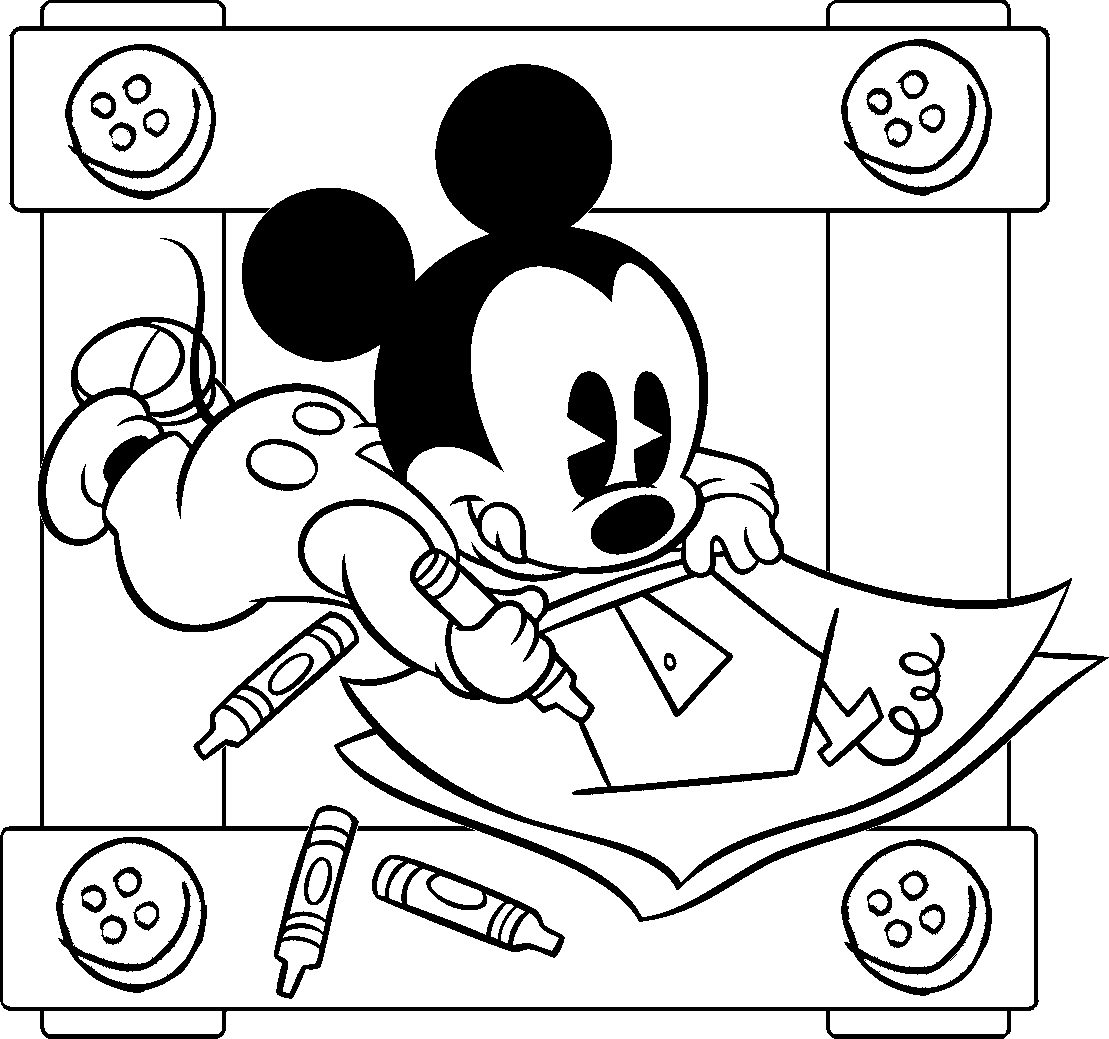 mickey mouse coloring pages computer