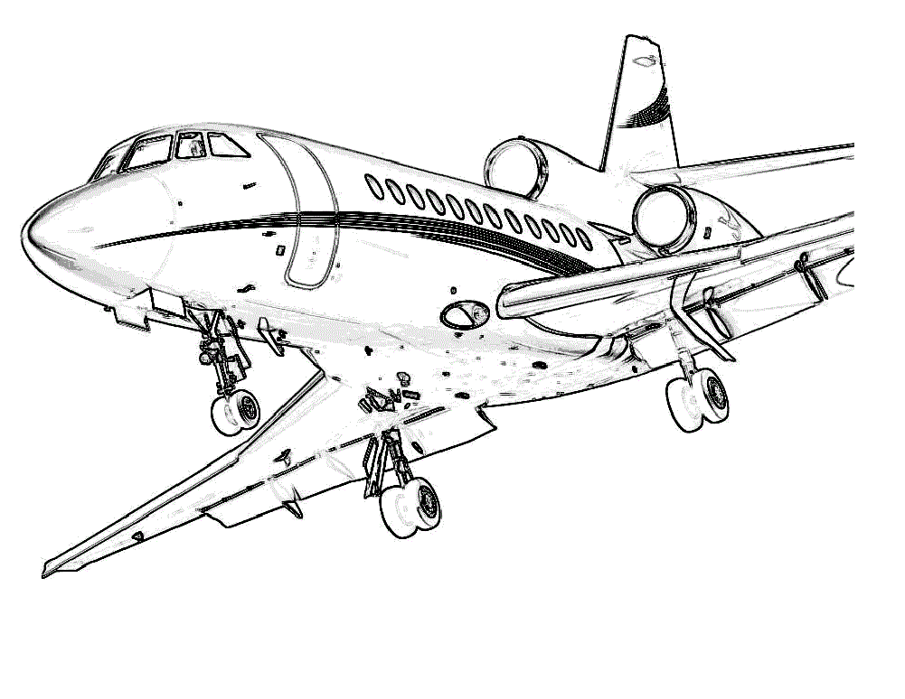 Download Free Printable Airplane Coloring Pages For Kids