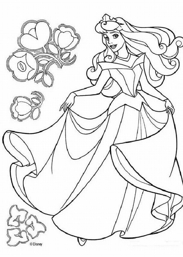 Print Free Disney Princess Coloring Pages 2
