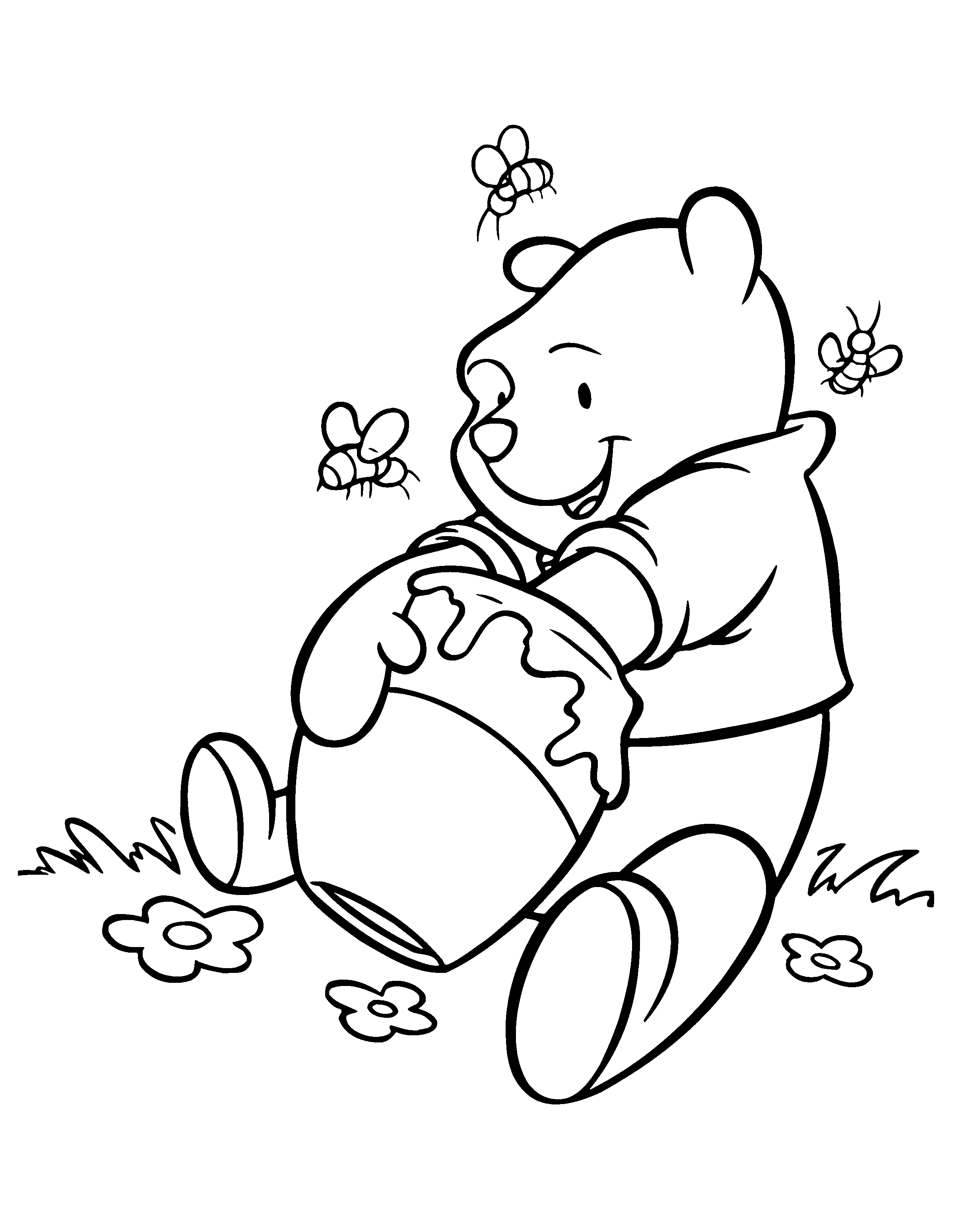 winnie the pooh coloring pages bing images disney coloring pages - cute ...