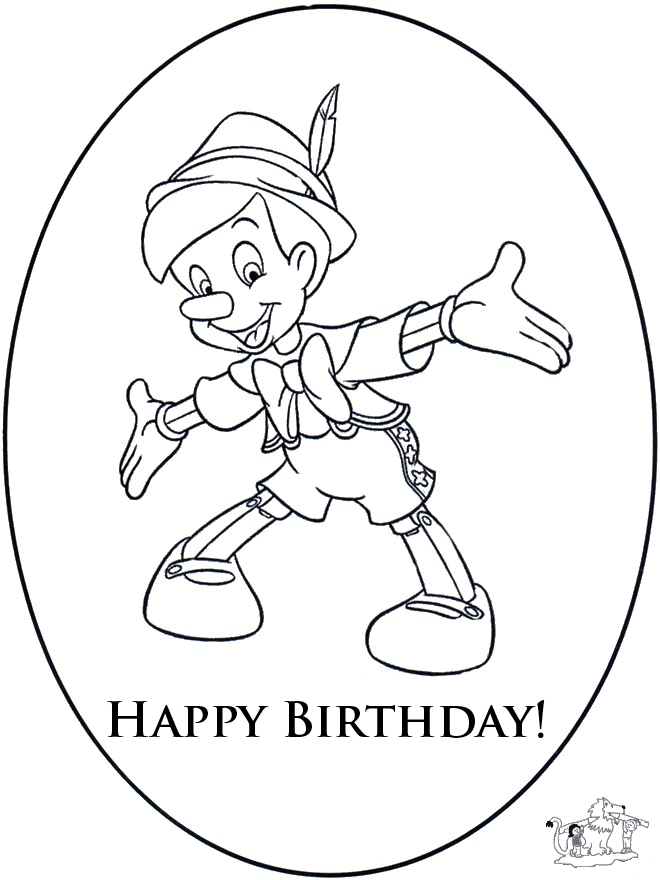 Free Printable Happy Birthday Coloring Pages For Kids