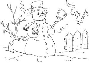 Free Printable Snowman Coloring Pages For Kids