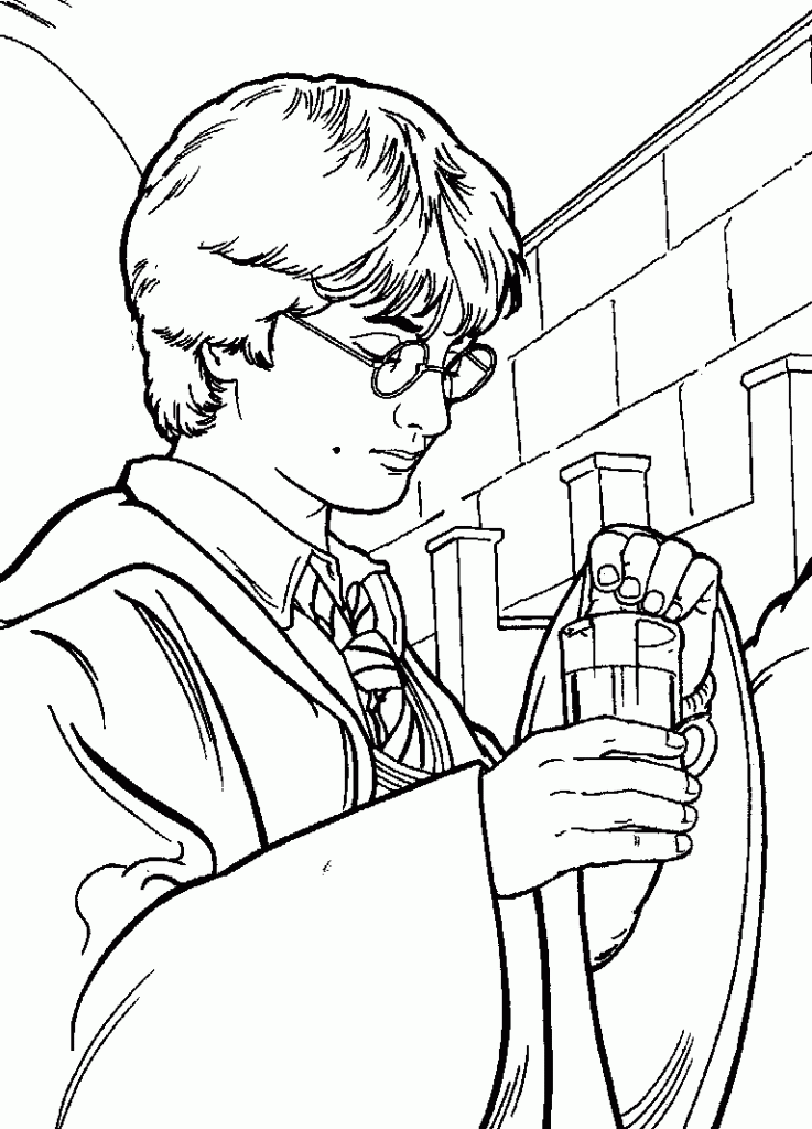 Free Harry Potter Coloring Pages my coloring books pages