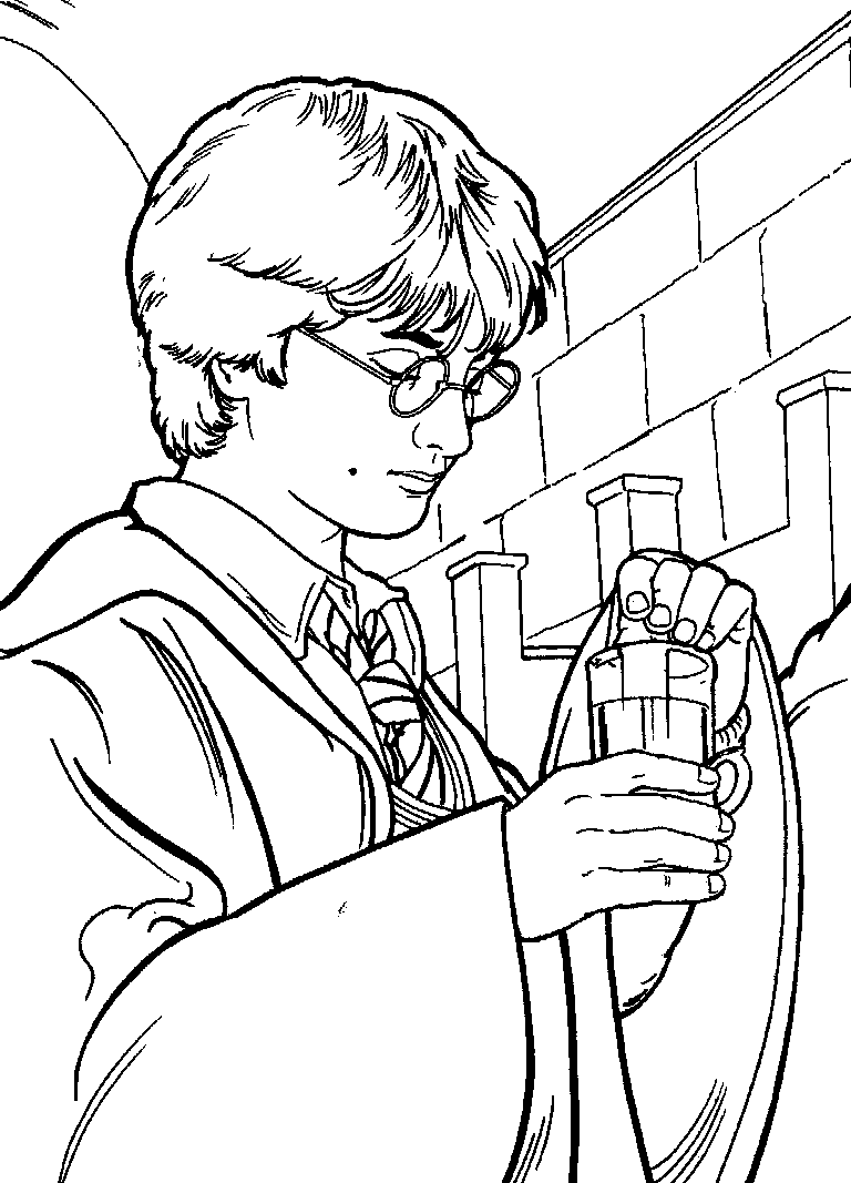 harry potter house coloring pages